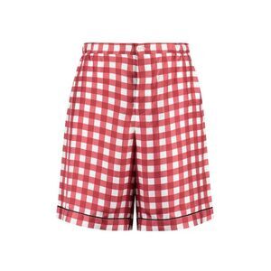 PRADA Men's Gingham Pajama Shorts Men RED Pants